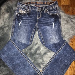 🔥 Rock Revival Straight Leg Denim